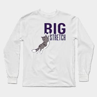 Big Stretch Grey Tabby Long Sleeve T-Shirt